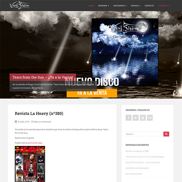 VaniShine - Metal-Symphonic Band